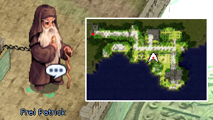 Frei Patrick e fila da instância nas catacumbas